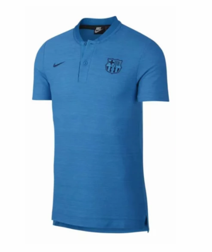 maillot de football polo Barcelona 2020 bleu